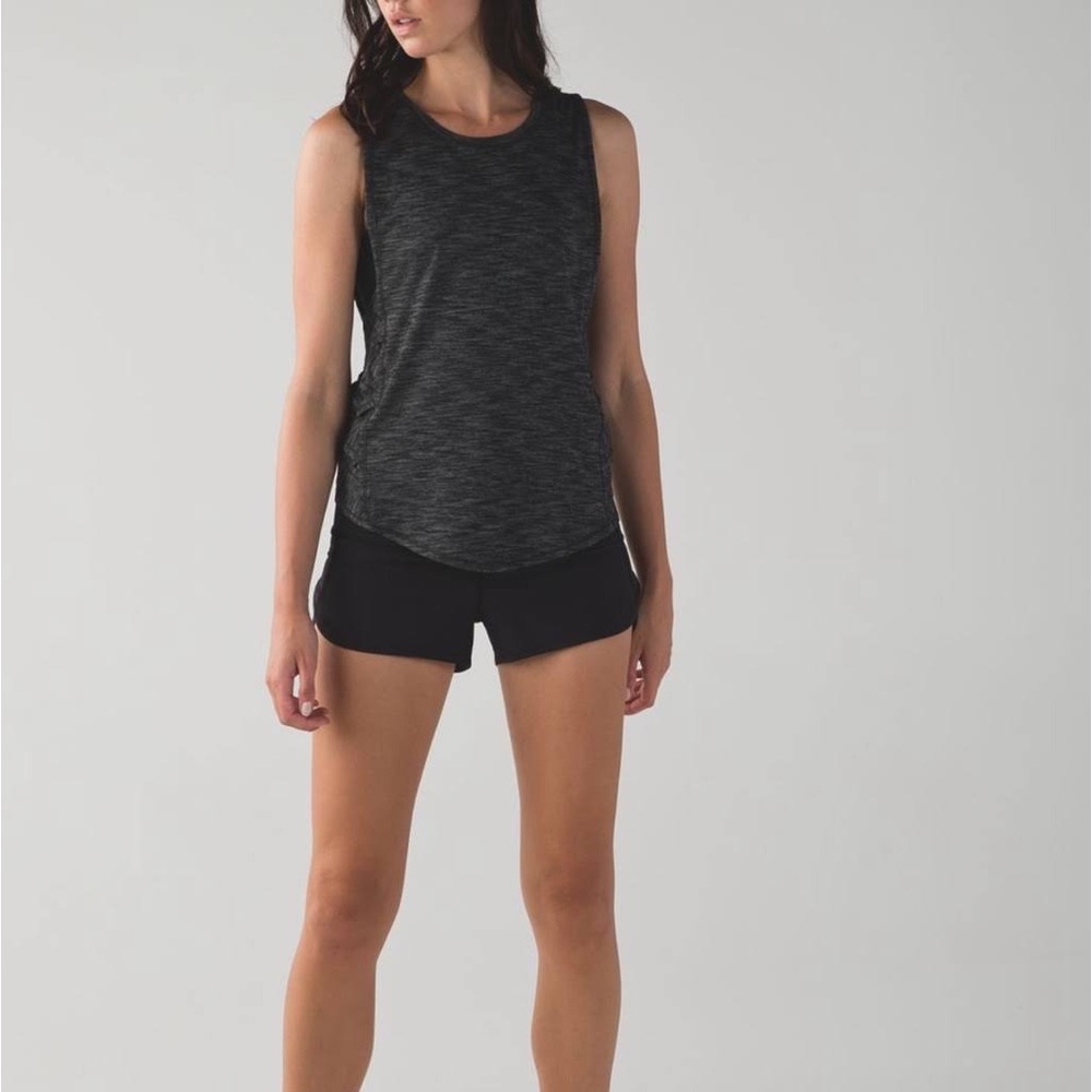 Lululemon Charcoal Var-City Muscle Tank Hero - Womens Size 4/6